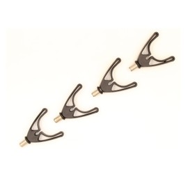 OKVGO 4pcs U-Head Carp Fishing Rod Butt Rests Gripper with UK M3/8 Thread for Pod and Bank Stick