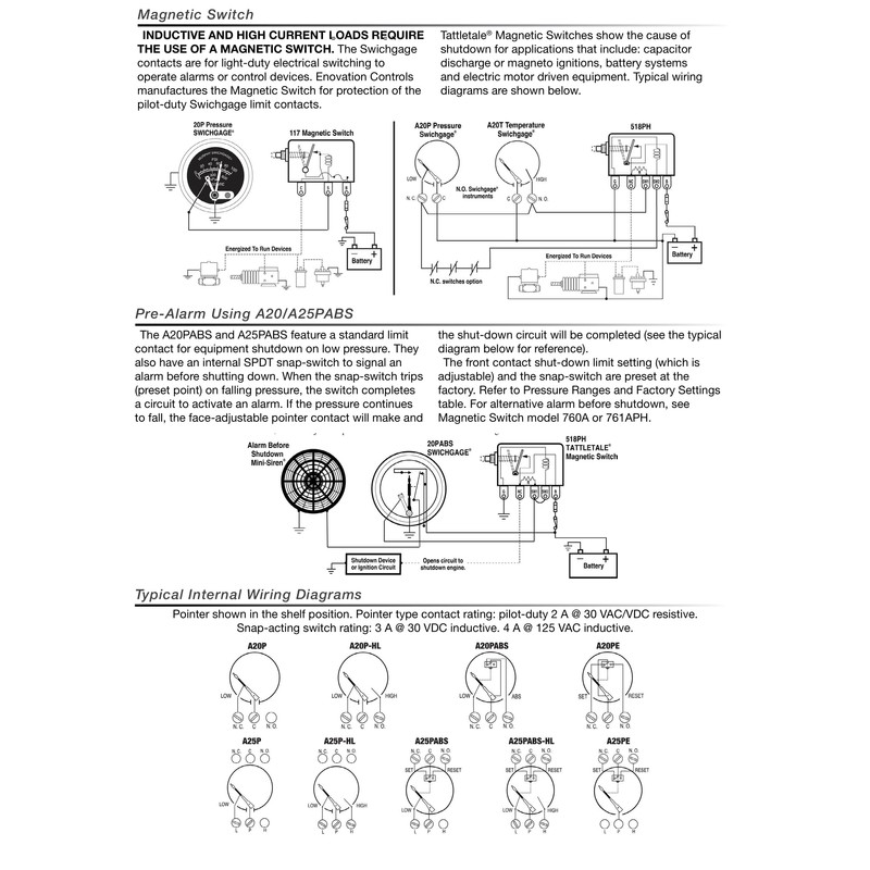 Murphy by Enovation Controls A20P-150 Pressure Swichgage (05704256)