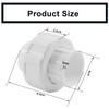 Cionyce 6 Pcs 1" PVC Union Coupling Pipe Fitting (Socket