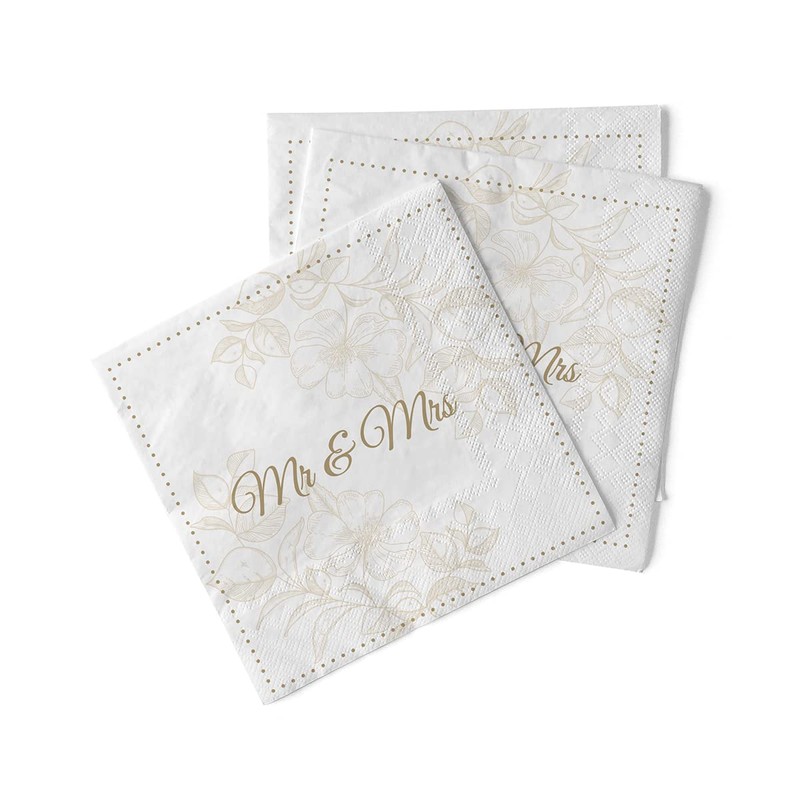 Sovie HORECA Mr & Mrs Napkin (Flower) | Tissue |