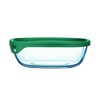Luminarc Nest & Store Container Rectangular, Sodo tensionado, Green Rectangular