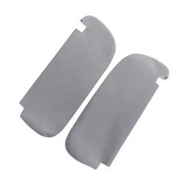 Zieichy Left & Right Sun Visor Replacement Leather Cover Gary for Dodge RAM 1994 1995 1996 1997 1998 1999 2000 2001
