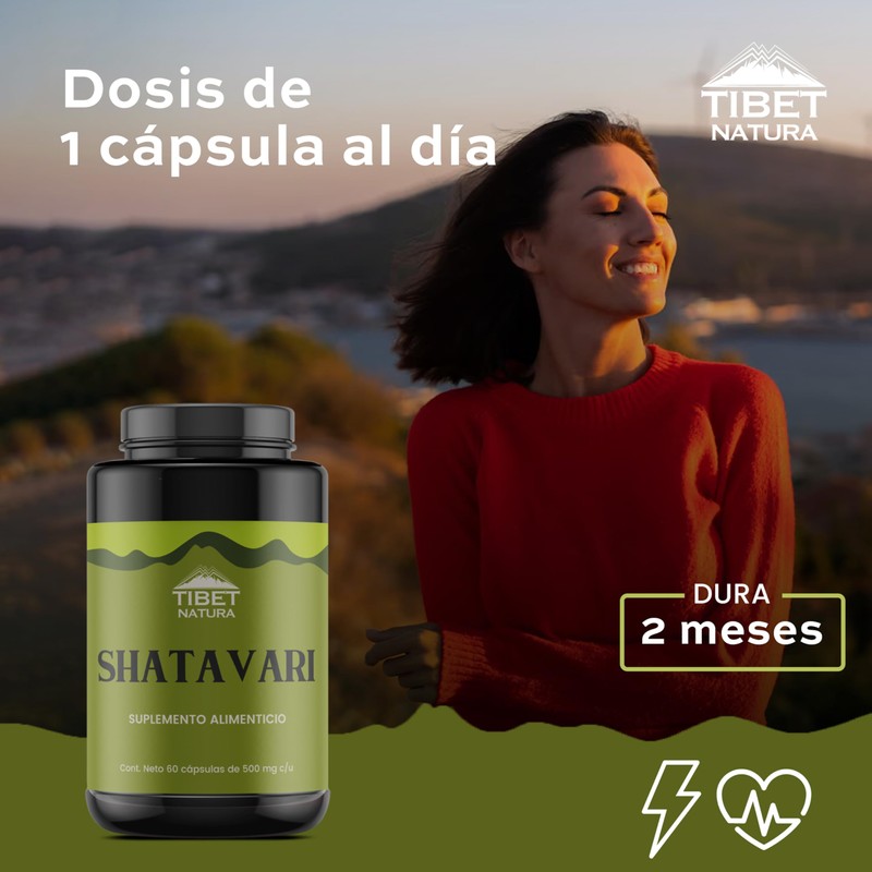 TIBET NATURA - Shatavari - 60 Cápsulas 500 mg c/u
