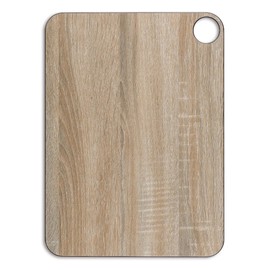 ARCOS Cutting Board with Hanger and Wood Style. Smooth Surface for Chopping Food in Cellulose Fibre and Resin. Professional Meat and Vegetable Cutting Utensil. Serving Board. Color Brown. 15" x 11"