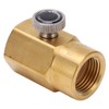 CO2 Cylinder Cartridge Adapter Household Soda Bottle Brass Refill Connector