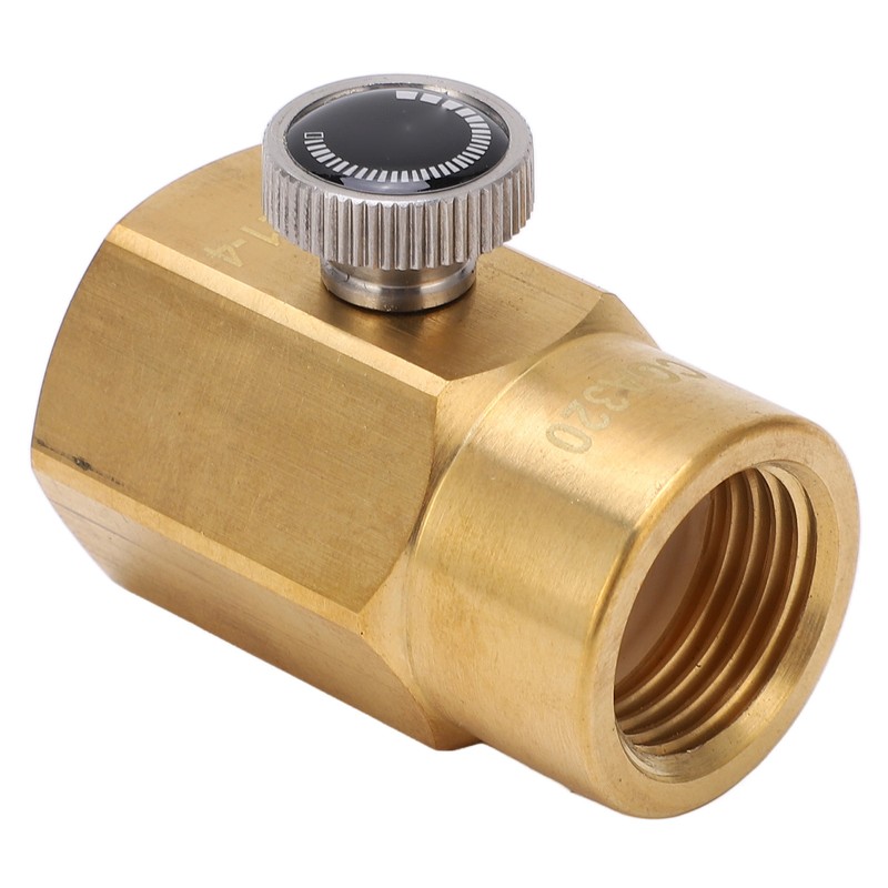 CO2 Cylinder Cartridge Adapter Household Soda Bottle Brass Refill Connector