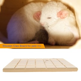 EMSea 2 x Wooden Pet Guinea Pig Rabbit Rat Scratching Board