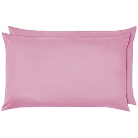 NIYS Luxury Bedding Finest 100% Egyptian Cotton Pillowcase Pair (Pink)