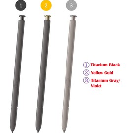 SLAUNT Galaxy S24 Ultra 5G S Pen (Without-Bluetooth) Replacement S Pen Tips Nibs Compatible with Galaxy S24 Ultra 5G SM-S928U S928W S928 Replacement Touch Pen+5xTips/Nibs (Ttitanium Black)