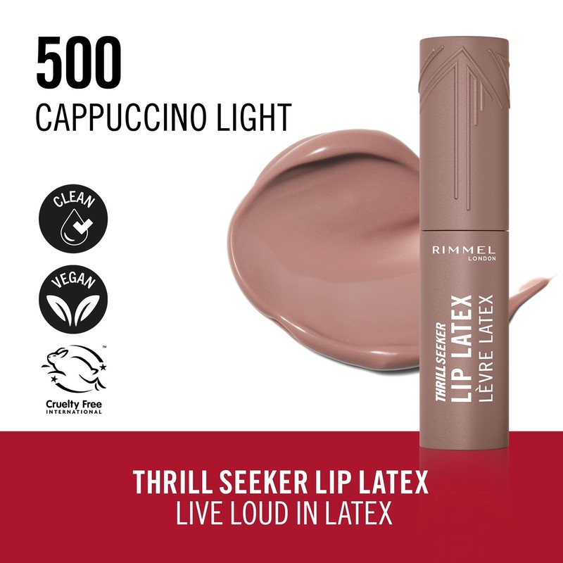Rimmel London, Thrill Seeker Lip Latex, Rossetto liquido, Lucidalabbra, labbra,