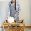 Alipis 5pc Set Cotton Canvas Kitchen Apron Cooking Accessory Set