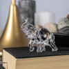 Ideen mit Herz Crystal elephant, decorative figure, collectible figure, faceted,