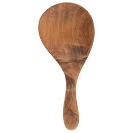 Karma Gifts, Bali Teak Curved Spoon Short