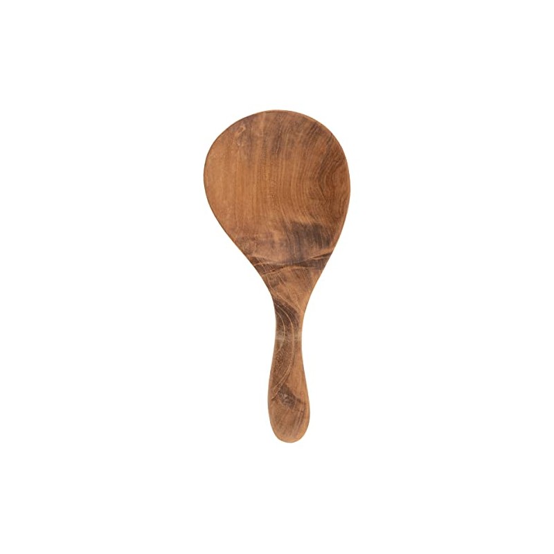 Karma Gifts, Bali Teak Curved Spoon Short