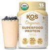 KOS Vegan Protein Powder Erythritol Free, Vanilla - USDA Organic