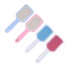 4pcs Hair Detangling Brush Hollow Out Curved Vented Hair Styling