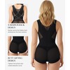 BRABIC Mesh Shapewear Bodysuit Tummy Control for Women Plus Size