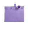 Silicone Painting Mat Washable Art Mat with Foldable Water Cup