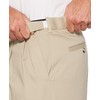 Savane Men's Ultimate Performance Pleated Chino Pants with Expandable Waist,