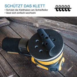 Pad Saver - Protection Pad 5" 125mm 8-Holes for Hook and Loop Sanding Pad - Backing Pad - Polishing Pad - DFS