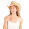 WQWOVRVO Cowboy Hat,Cowgirl Hat,Cowboy Hats for Women/Mens/Straw Wide with Shapeable