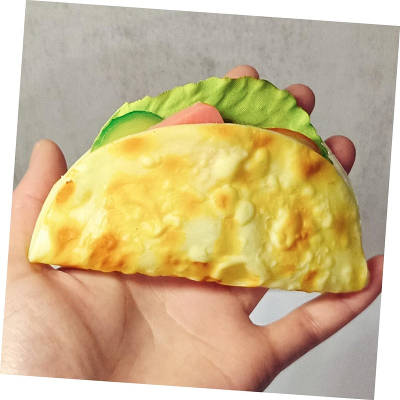 Kisangel 3pcs Artificial Pancake Model Handmade Realistic Fake Food Pancake