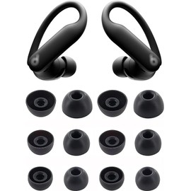 BLUEWALL Ear Tips Compatible with Powerbeats Pro 2, 6 Pairs S/M/L Sizes Eartips Replacement Silicone Earbuds Tips, Compatible with Powerbeats PB Pro 2 Black