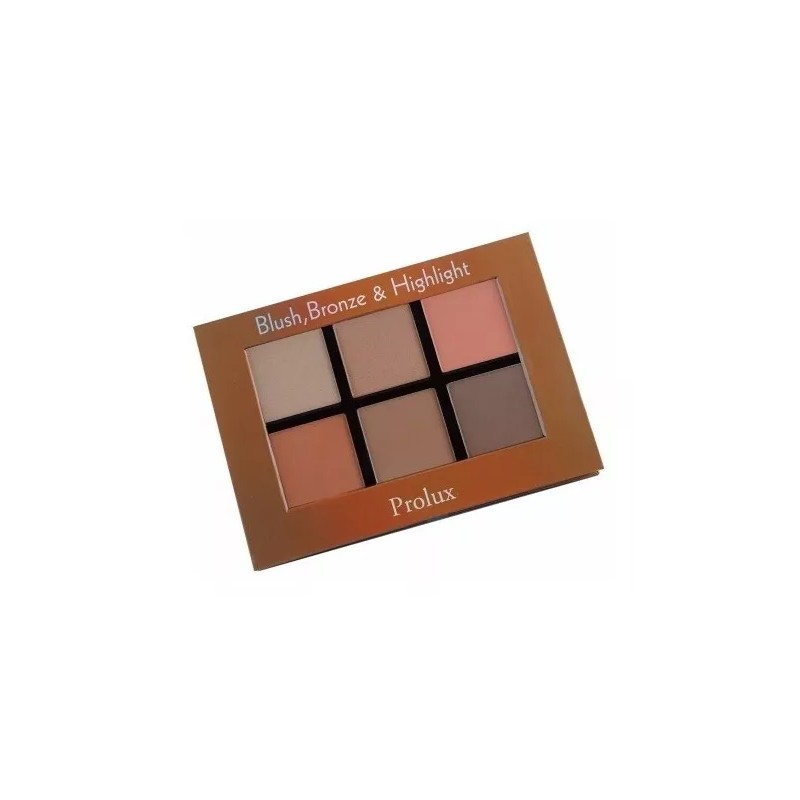 Prolux 2 Paletas Rubor, Bronceador E Iluminador K070 Y K073