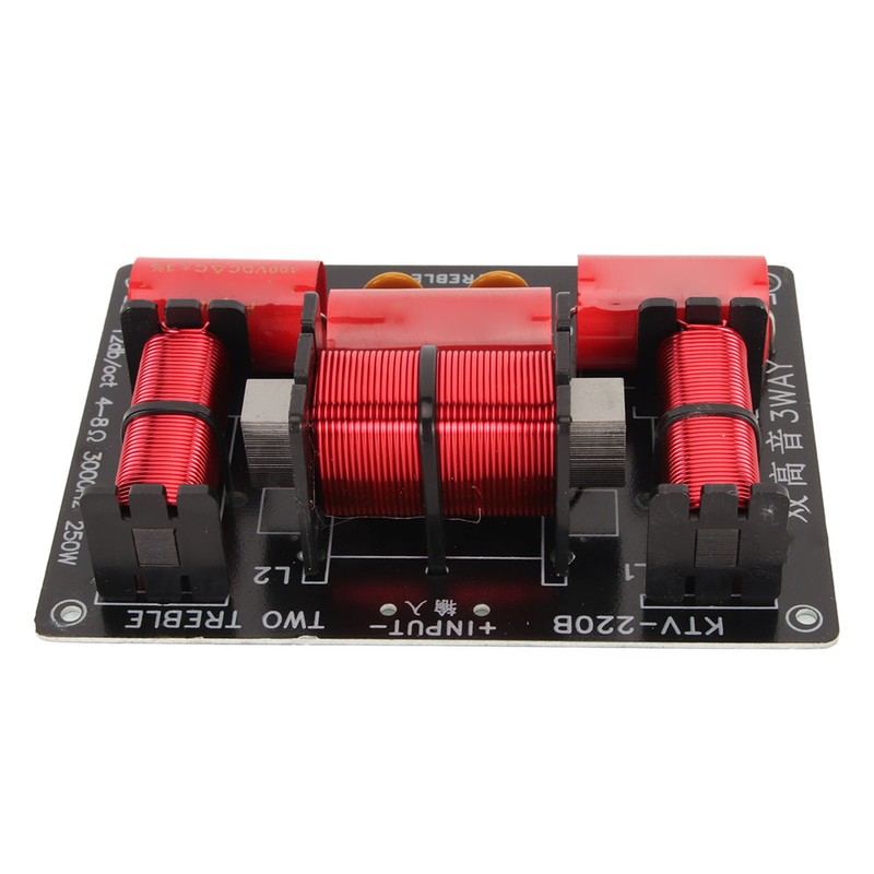 3 Way Crossover Filter Professional PCB Treble Bass Sound Frequency