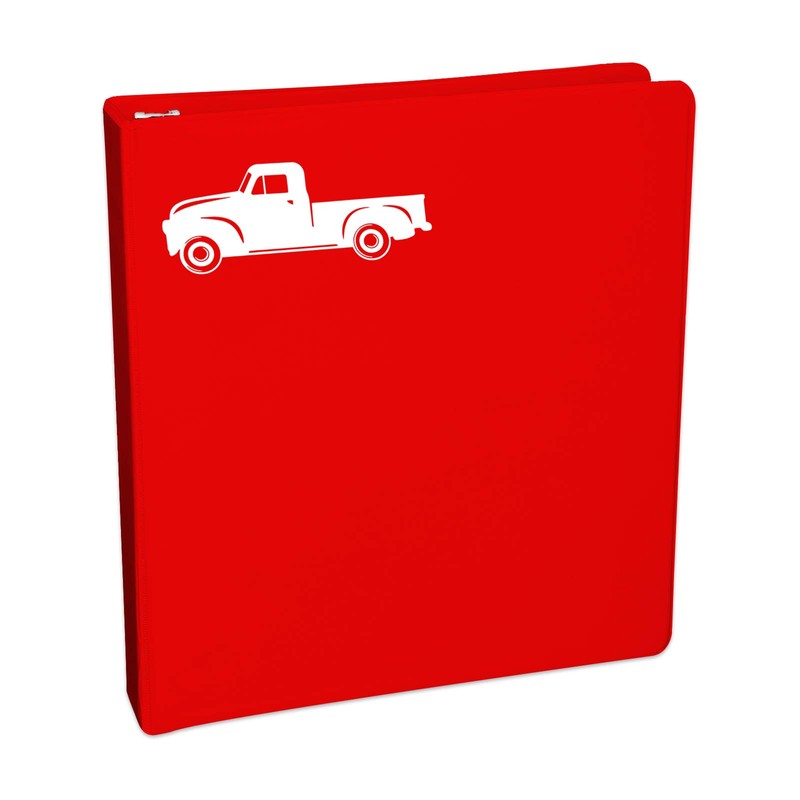 Bargain Max Decals Vintage Truck Silhouette Sticker Decal Notebook Car