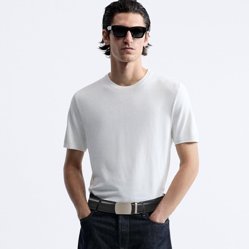 SENDEFN Men's Leather Belt, Ratchet Automatic Buckle for Men, Business
