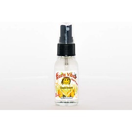 Rasta Vibez Cantaloupe Type Air Freshener - 100% Ultra Concentrated Oil Based Spray - Ideal for Bathroom, Home, Car, Office & More - Long Lasting Effects - 1oz Bottle