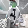 SHAMANDA Wall Mounted Bidet Sprayer Set, Stainless Steel Round Handheld