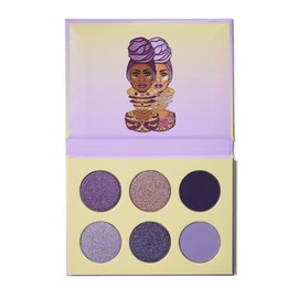 Juvia's Place Eggplant, Amethyst and Orchid Orange Bronze Eyeshadow Palette - Professional Eye Makeup, Pigmented Eyeshadow Palette, Makeup Palette for Eye Color & Shine, Pressed Eyeshadow Cosmetics, Shades of 6
