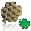 Golf Marker, Golf Marker, For Hats, Magnetic, Good Luck, Quatrefoil