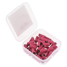 SAFIGLE 50Pcs Small Nail Sanding Bands for Manicure Compact Nail Sanding Rings Nail Drill Bits for Natural Nails for DIY Professional Use
