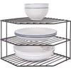 JBESUHI Corner Shelf Organizer - Countertop & Cabinet Organizer -