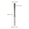 sourcing map Chucking Reamer 6.4mm H7 C1/K30 Carbide Tip Precision