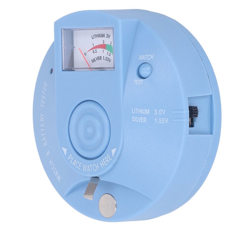 Watch Movement Tester Circular Watch Detection Repair Tool Button Battery