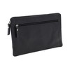 LEAS Banktasche, Geldtasche, Echt-Leder, schwarz Special-Edition