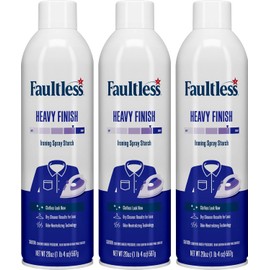 Faultless Heavy Spray Starch 20 oz Cans (3 Pack)