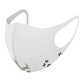 Design Mask, Set of 2, Polyester, Washable, Cloth Mask, Unisex 009579 Animals, Rabbits, Birds