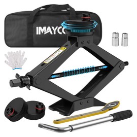 Car Jack kit for Ford Mustang Mach-E 2021-2025, 2.5 Ton Scissor Lift Jack for Mustang Mach-E with Rubber Pad, Portable Tire Changing Kit Suit for Ford Mustang Mach-E Series