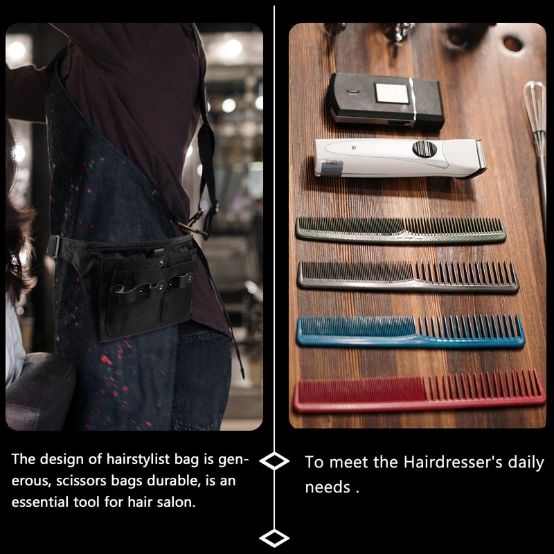 Pouch With Belt Salon Hair Stylist Waist Holder Case Bag