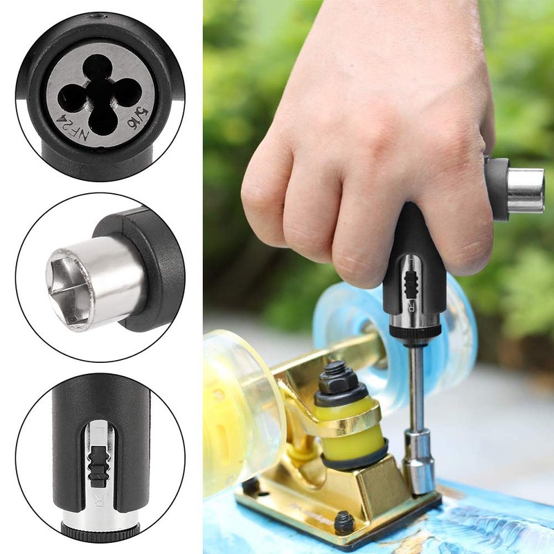 readygohigh Skateboard Tools 4pcs Skateboard Tools Skateboard Tools Maintenance Adjustment