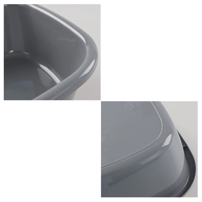 Innouse Small Washing Up Bowl, 3 Packs, Plastic Square Washing