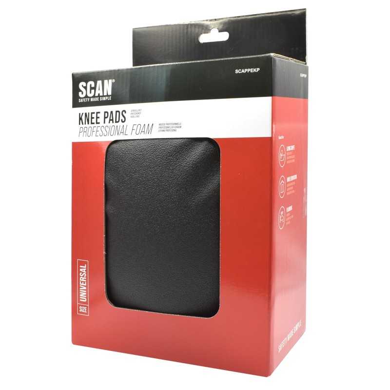 Scan SCAPPEKP PPEKP Professional Foam Kneepad,Black