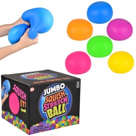 Rhode Island Novelty 6" Jumbo Squish and Stretch GUI Ball 1 Piece