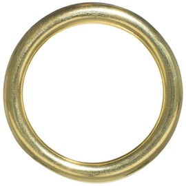 Craft County Brass O-Rings - Inside Diameter Size Options (1/2, 3/4, 1, 1 1/4, 1 1/2 or 2 inches) - Packs of 2, 5, 10, 15, 25, 50 or 100
