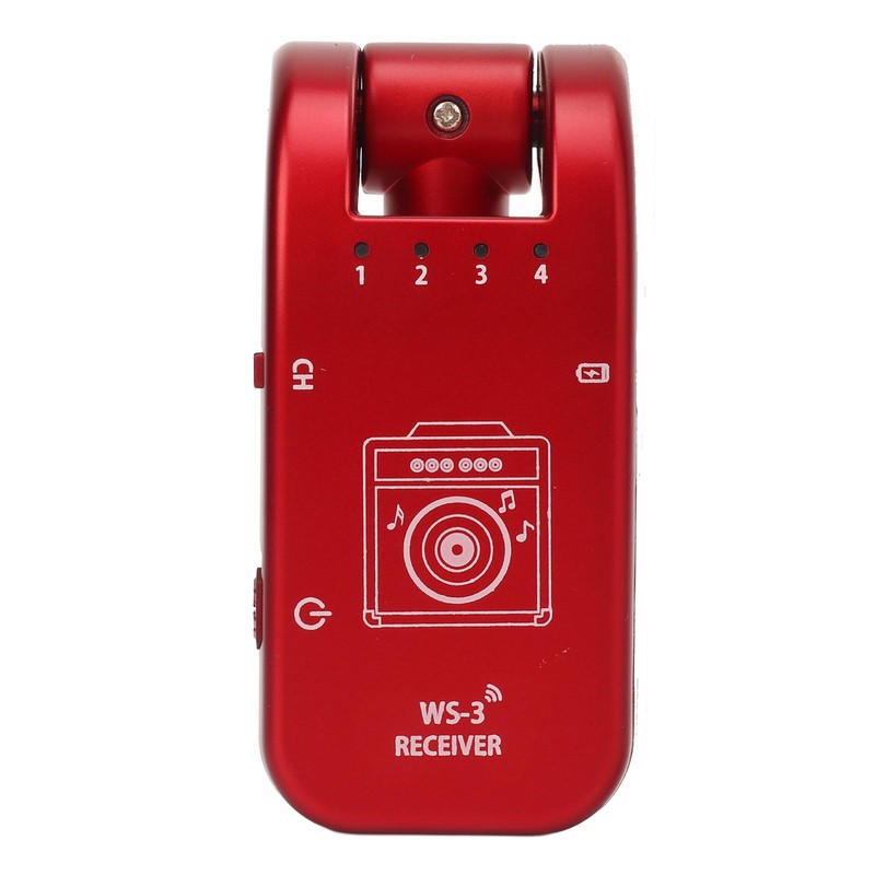 Wireless Guitar Transmitter Receiver Audio Transmission Upgraded USB Rechargeable Battery